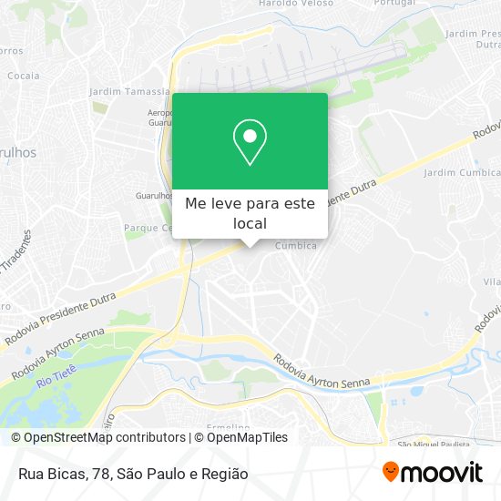 Rua Bicas, 78 mapa