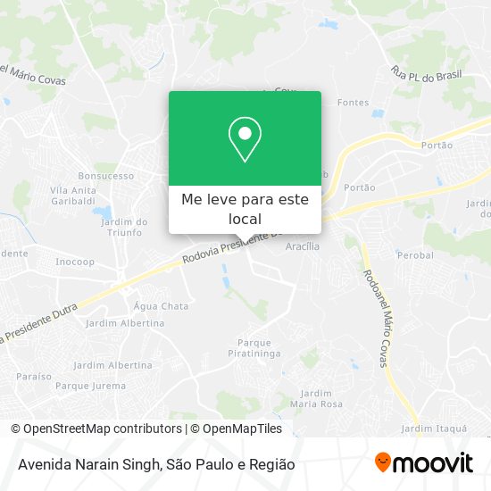 Avenida Narain Singh mapa