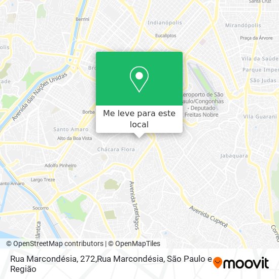 Rua Marcondésia, 272,Rua Marcondésia mapa