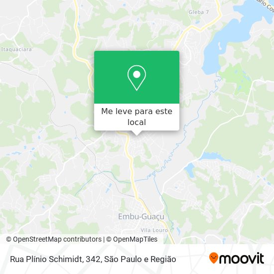 Rua Plínio Schimidt, 342 mapa