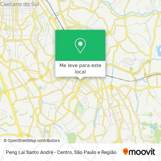 Peng Lai Santo André - Centro mapa