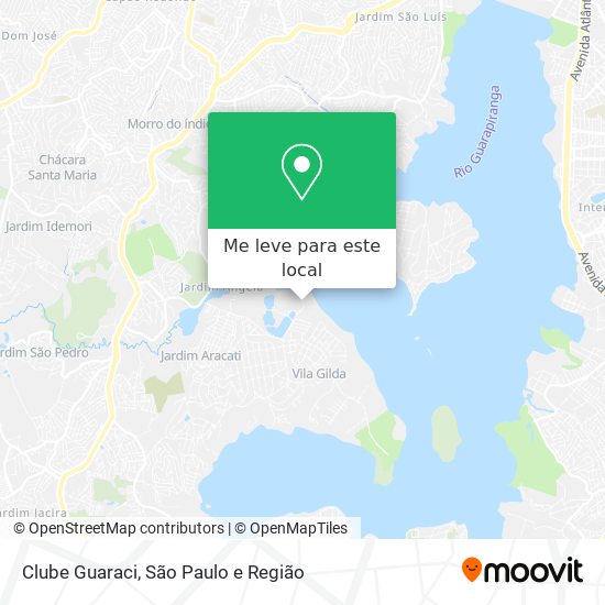 Clube Guaraci mapa