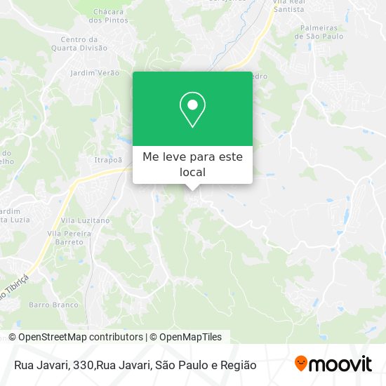 Rua Javari, 330,Rua Javari mapa