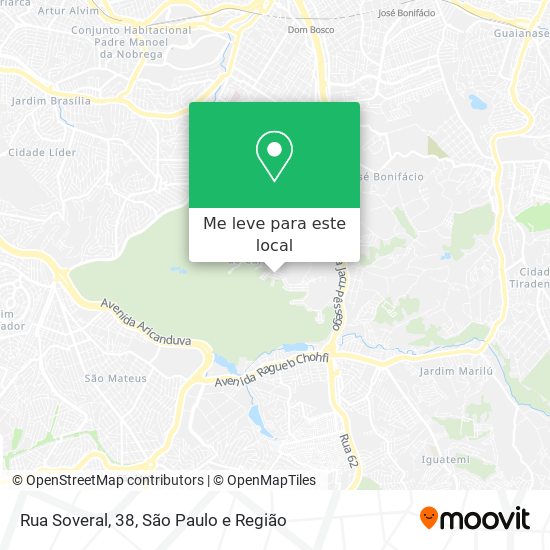 Rua Soveral, 38 mapa