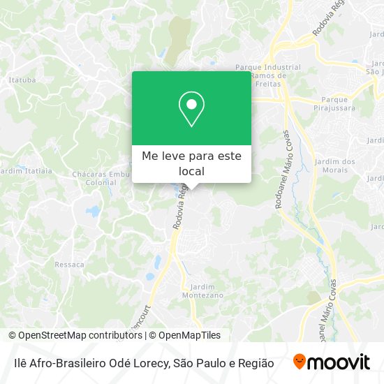 Ilê Afro-Brasileiro Odé Lorecy mapa