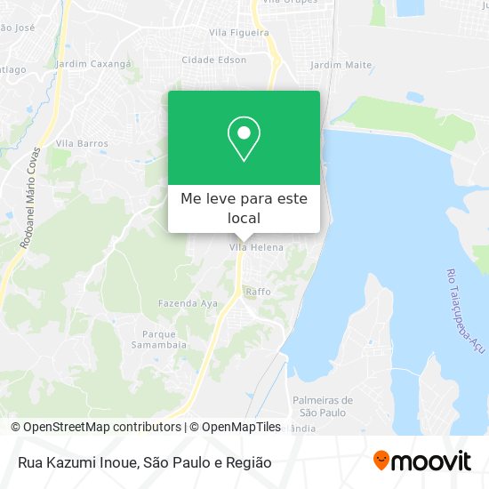 Rua Kazumi Inoue mapa
