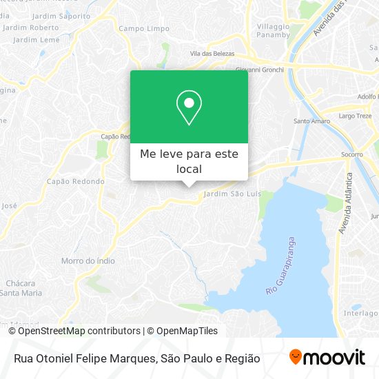 Rua Otoniel Felipe Marques mapa