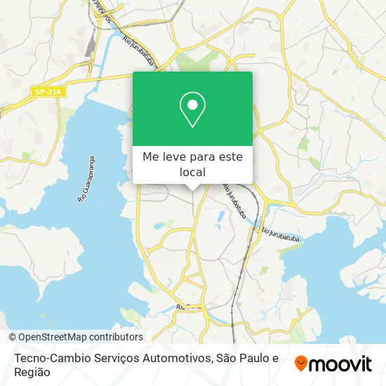 Tecno-Cambio Serviços Automotivos mapa