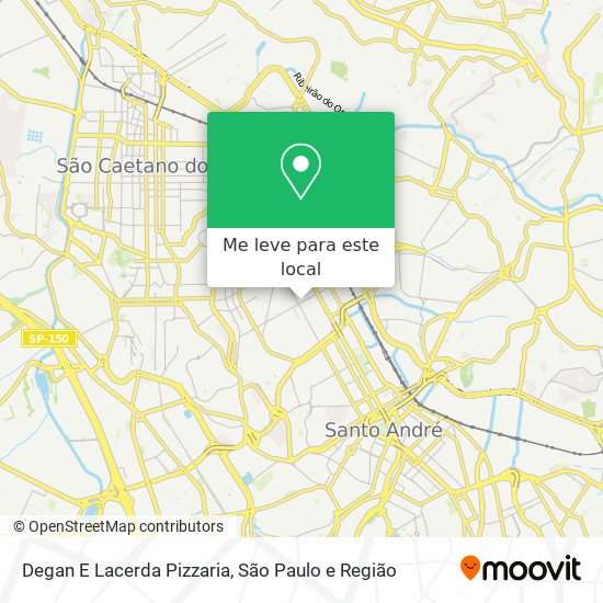 Degan E Lacerda Pizzaria mapa