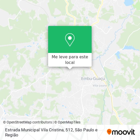 Estrada Municipal Vila Cristina, 512 mapa