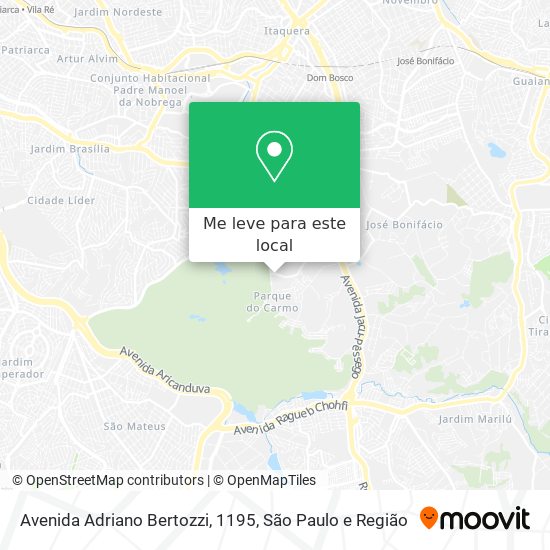 Avenida Adriano Bertozzi, 1195 mapa