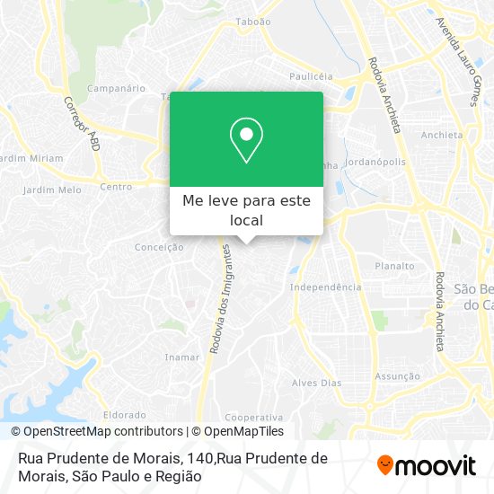 Rua Prudente de Morais, 140,Rua Prudente de Morais mapa