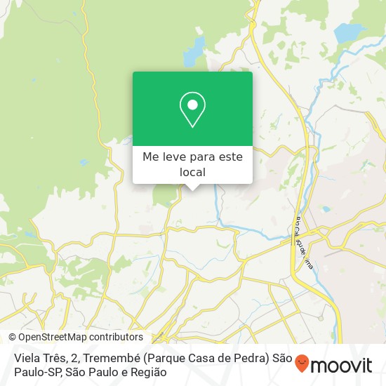 Viela Três, 2, Tremembé (Parque Casa de Pedra) São Paulo-SP mapa