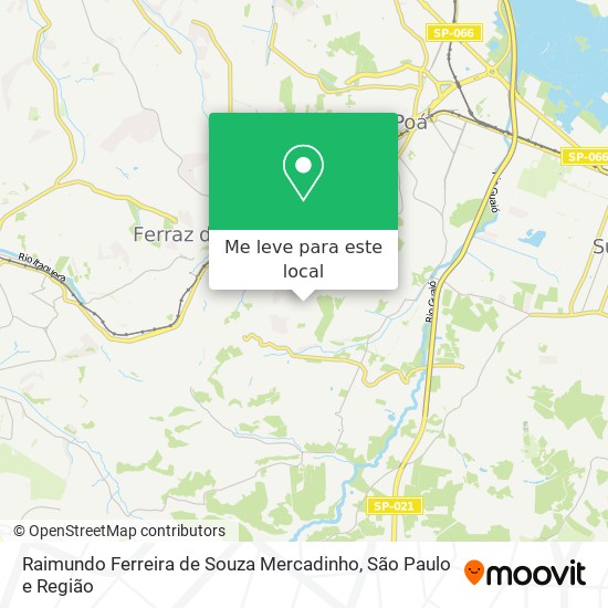 Raimundo Ferreira de Souza Mercadinho mapa