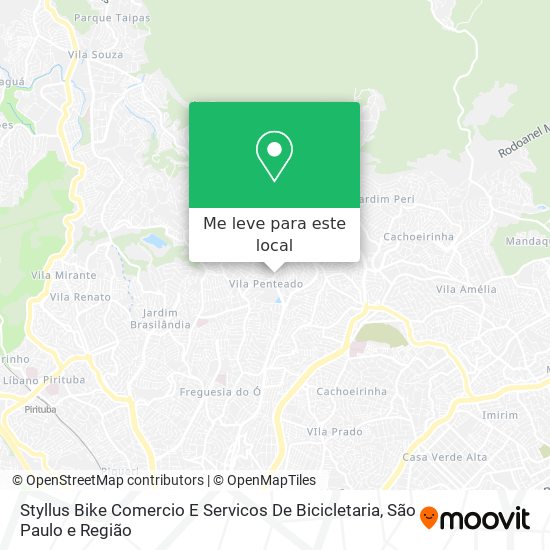 Styllus Bike Comercio E Servicos De Bicicletaria mapa