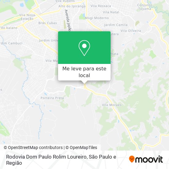 Rodovia Dom Paulo Rolim Loureiro mapa