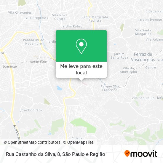 Rua Castanho da Silva, 8 mapa