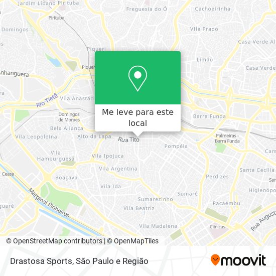 Drastosa Sports mapa