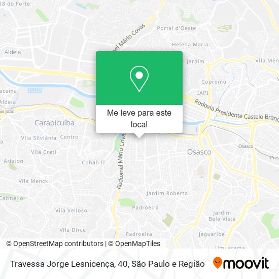 Travessa Jorge Lesnicença, 40 mapa