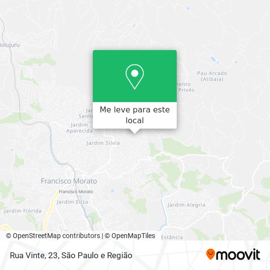 Rua Vinte, 23 mapa