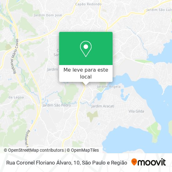 Rua Coronel Floriano Álvaro, 10 mapa