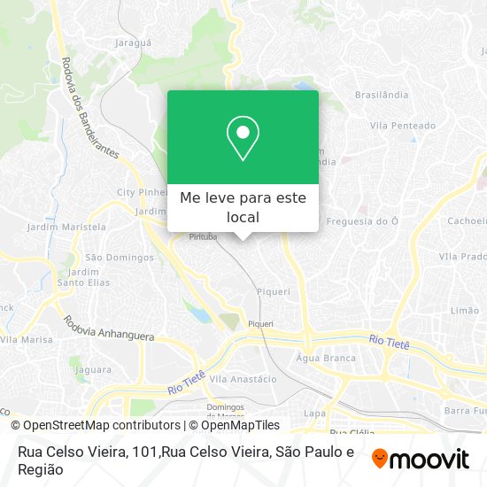 Rua Celso Vieira, 101,Rua Celso Vieira mapa