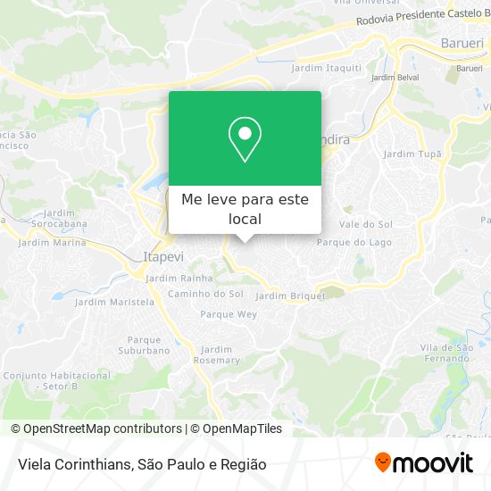 Viela Corinthians mapa
