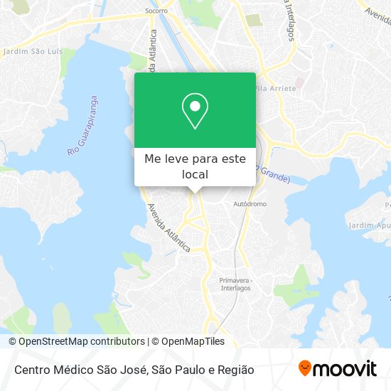 Centro Médico São José mapa