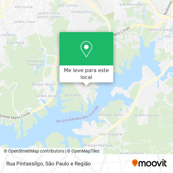 Rua Pintassilgo mapa