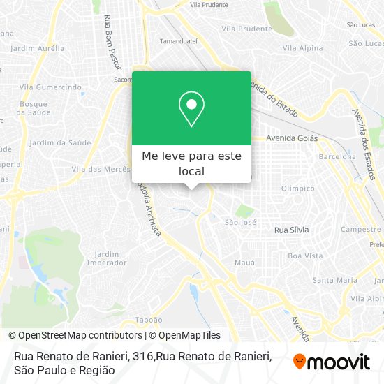 Rua Renato de Ranieri, 316,Rua Renato de Ranieri mapa