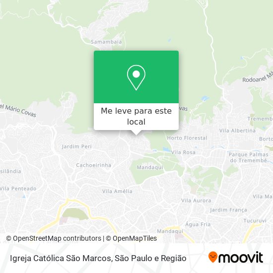 Igreja Católica São Marcos mapa