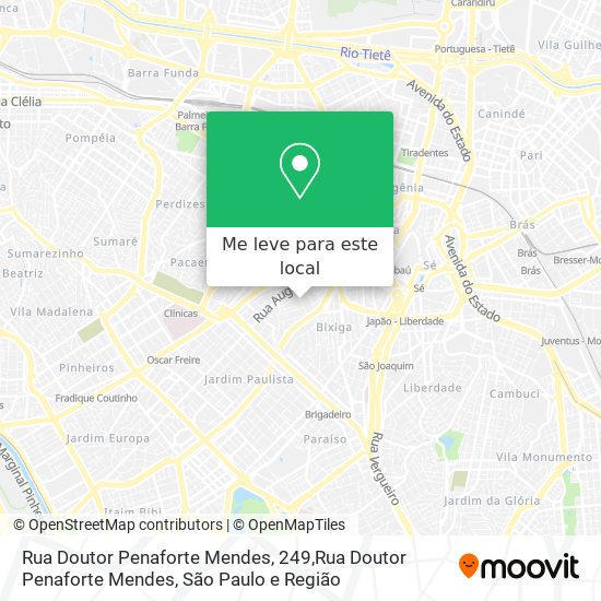 Rua Doutor Penaforte Mendes, 249,Rua Doutor Penaforte Mendes mapa