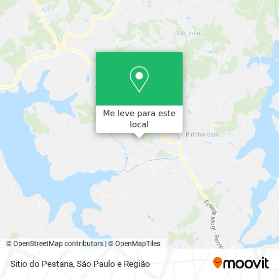 Sitio do Pestana mapa