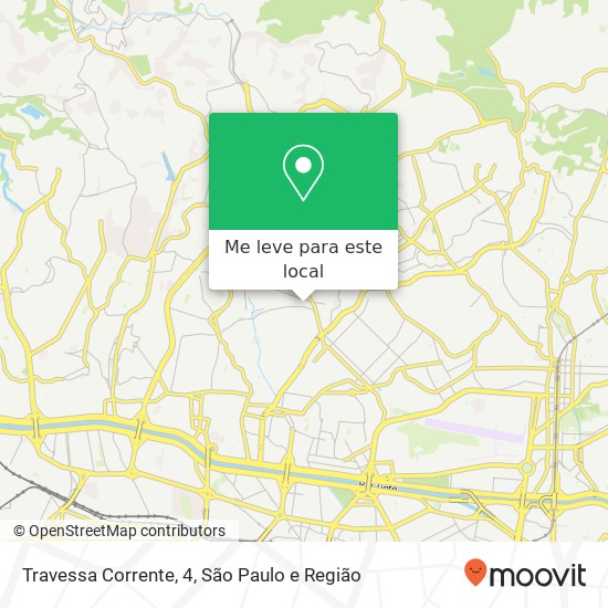 Travessa Corrente, 4, Casa Verde São Paulo-SP mapa