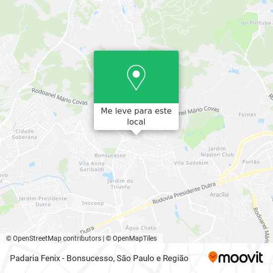 Padaria Fenix - Bonsucesso mapa