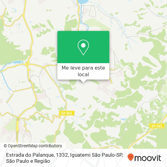 Estrada do Palanque, 1332, Iguatemi São Paulo-SP mapa