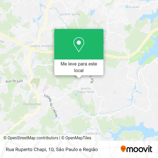 Rua Ruperto Chapi, 10 mapa