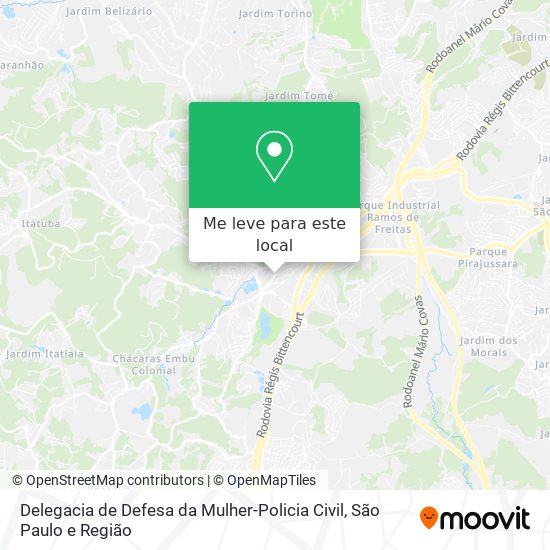 Delegacia de Defesa da Mulher-Policia Civil mapa