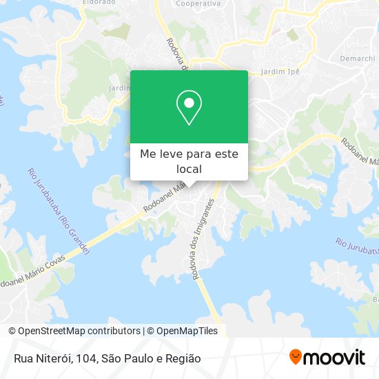 Rua Niterói, 104 mapa