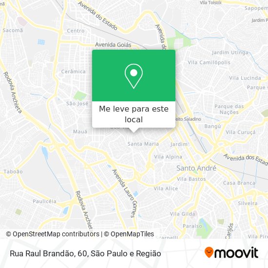 Rua Raul Brandão, 60 mapa