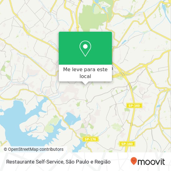Restaurante Self-Service, Avenida São José Centro Diadema-SP 09910-380 mapa