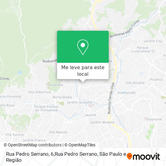 Rua Pedro Serrano, 6,Rua Pedro Serrano mapa