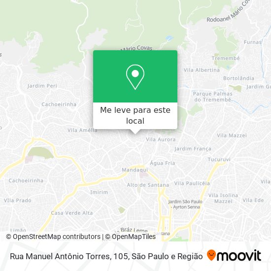 Rua Manuel Antônio Torres, 105 mapa