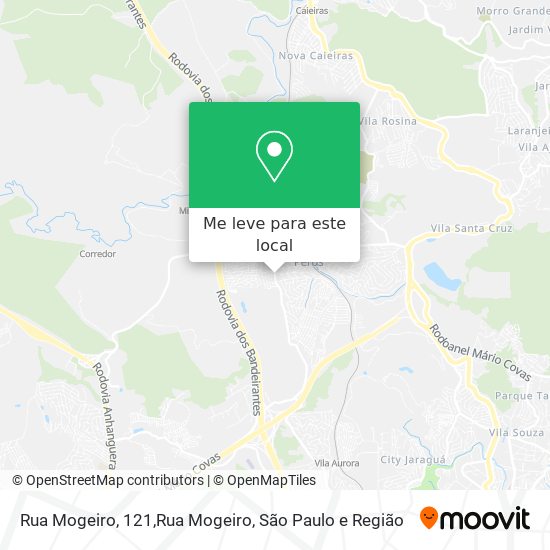 Rua Mogeiro, 121,Rua Mogeiro mapa