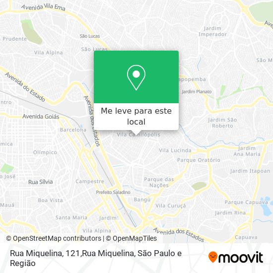 Rua Miquelina, 121,Rua Miquelina mapa