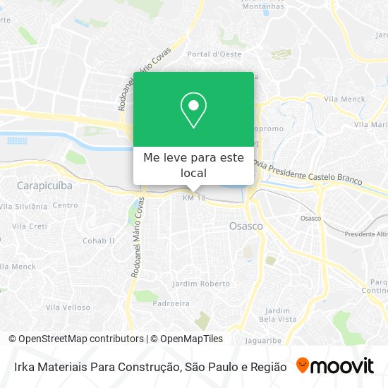 Irka Materiais Para Construção mapa