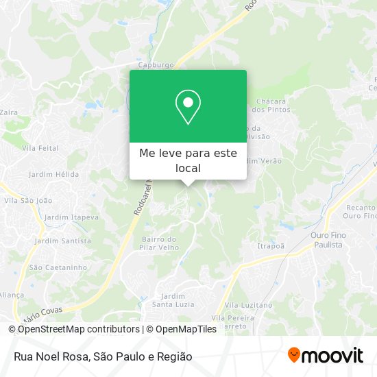 Rua Noel Rosa mapa