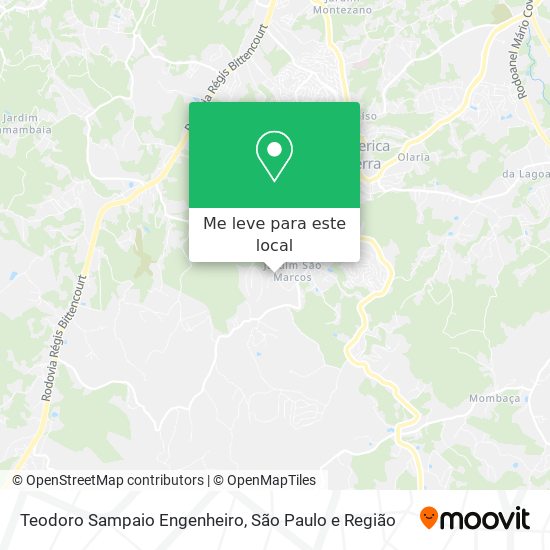 Teodoro Sampaio Engenheiro mapa