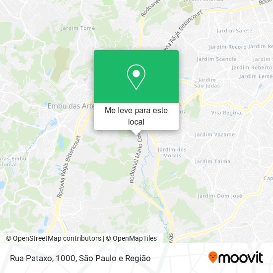 Rua Pataxo, 1000 mapa