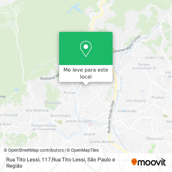 Rua Tito Lessi, 117,Rua Tito Lessi mapa
